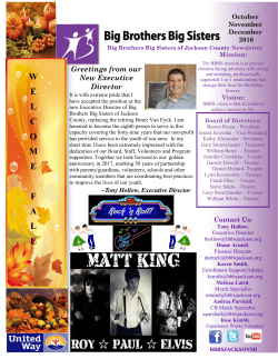 October November December 2016 Newsletter