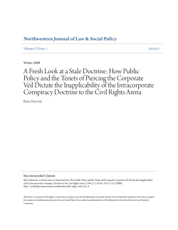 A Fresh Look at a Stale Doctrine: How Public