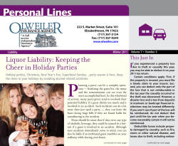 Personal Lines - Olweiler Insurance Agency