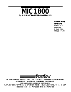 MIC1800 Manual - Jackson Oven Supply