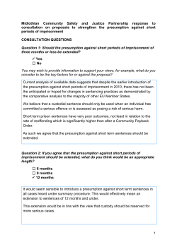 pass consultation - Scottish Government consultations