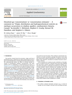 Dissolved gas `concentrations` or `