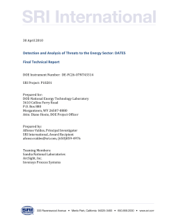 Detection and Analysis of Threats to the Energy Sector