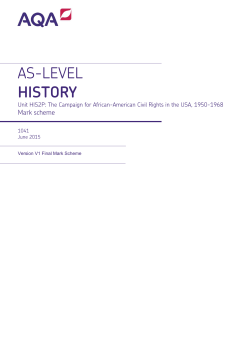 A-level History Mark scheme HIS2P