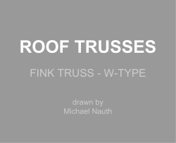 FINK TRUSS - W-TYPE