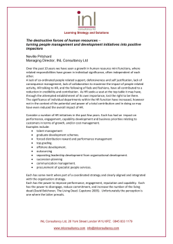 The Destructive Forces of Human Resources