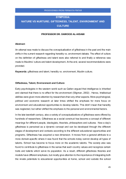 PROCEEDINGS FROM PERMATA PINTAR