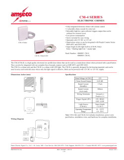 cm-4 series - Potter Electric Signal Company