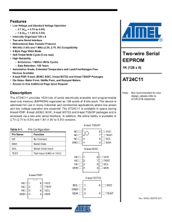AT24C11 - Atmel Corporation