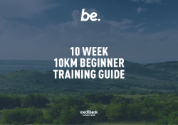 10 week 10km beginner training guide