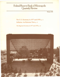 Inflation: An Extreme View - Federal Reserve Bank of Minneapolis