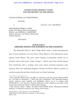 21 Rael Motion for Judgment on Pleadings