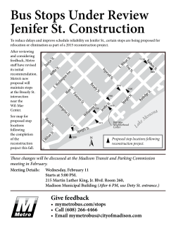 Plan - Madison Area Bus Advocates