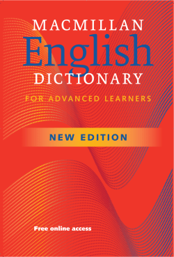macmillan dictionary - Macmillan Education