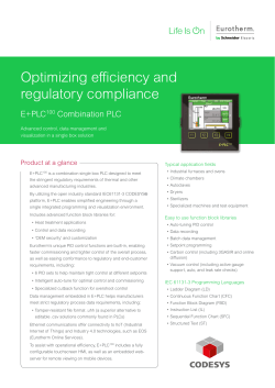 E+PLC100 Data Sheet