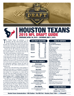 Houston Texans Media Website