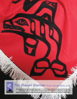 The Blanket Exercise British Columbia Edition, 2016