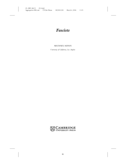 Fascists - Assets - Cambridge University Press