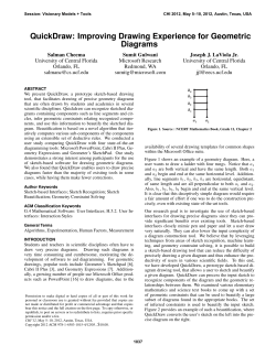 QuickDraw: Improving Drawing Experience for Geometric Diagrams