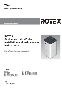 ROTEX Sanicube / HybridCube - ROTEX