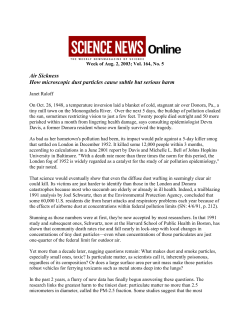 Heart of the matter - Southern California Particle Center