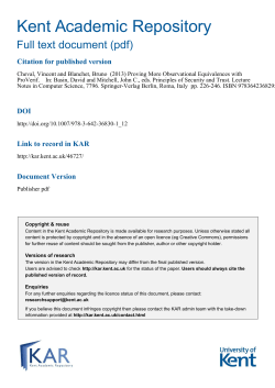 Document Version - Kent Academic Repository