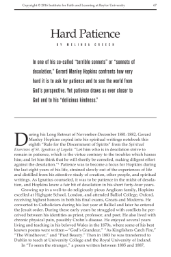 Hard Patience - Baylor University