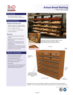 Artisan Bread Shelving