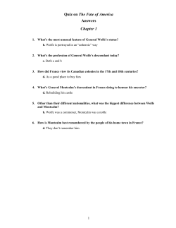 Quiz for Fate of America - Office national du film du Canada