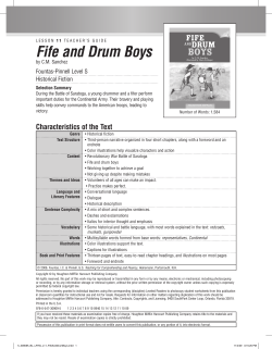Fife and Drum Boys - Houghton Mifflin Harcourt