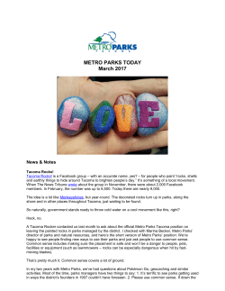 METRO PARKS TODAY March 2017