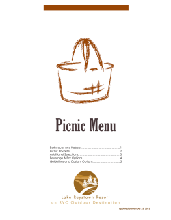 Barbecues and Kabobs&hellip;&hellip;&hellip;&hellip;&hellip;&hellip;&hellip;&hellip;&hellip;&hellip;&hellip;&hellip; 1 Picnic