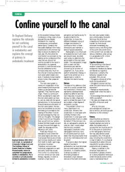 IR July Bellmay/clinical - Endodontic practice of Tom Gillen DMD MSD