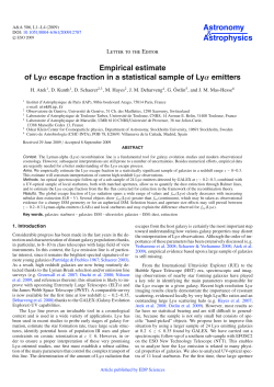 Empirical estimate of Ly escape fraction in a statistical sample of Ly