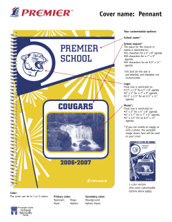 Cover name - Premier&trade;