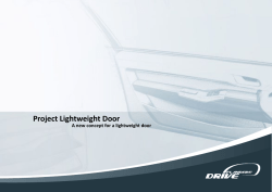 Project Lightweight Door