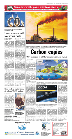 How humans add to carbon cycle