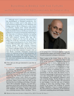 Building a Bridge for the Future with Professor Abolhassan Astaneh