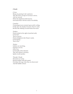 Clouds Cirrus Cumulus Nimbus Stratus Thunder Clouds