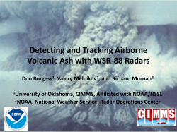 Detecting and Tracking Airborne Volcanic Ash with WSR