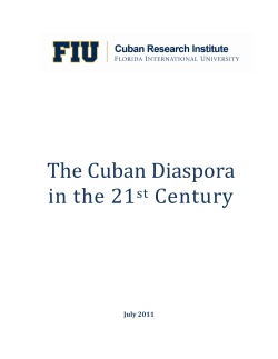 The Cuban Diaspora in the 21st Century