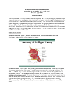 Croup / Epiglottis - Centegra Health System