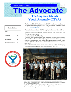 Issue 23 - June 2013 - Cayman Islands Government