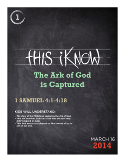 The Ark of God is Captured