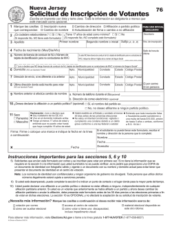 Nueva Jersey - NJ Division of Elections