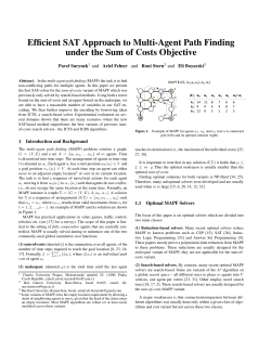 Efficient SAT Approach to Multi-Agent Path Finding under the Sum of