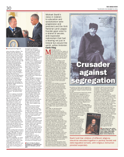 Crusader against segregation