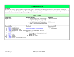 Interior Design - Fairfield Public Schools