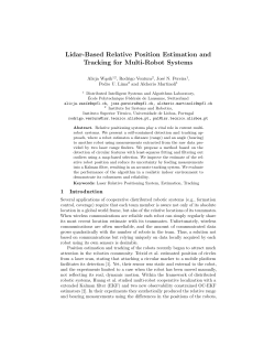 Lidar-Based Relative Position Estimation and Tracking