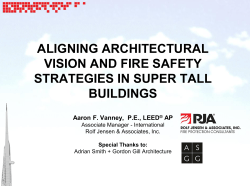 ALIGNING ARCHITECTURAL VISION AND FIRE SAFETY